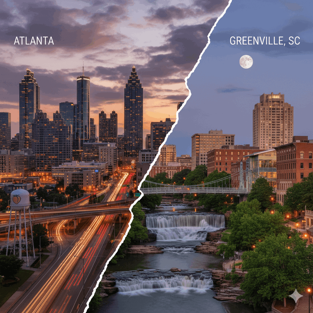 Moving from Atlanta to Greenville, SC: What to Actually Expect in 2026